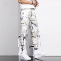 Thin Camouflage Overalls Men's Trendy Loose Multi-pocket Casual