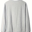 Letter Print Casual Long Sleeve Crew Neck Pullover Sweatshirt