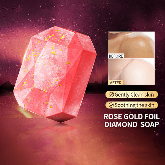 Rose Gold Foil Essential Oil Soap