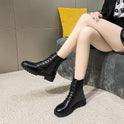 Fashion Martin Boots Female British Style