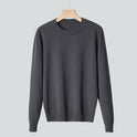 New Inner Wear Base Men's Knitted Round Neck Sweater Men