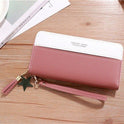 PU Imitation Leather Card Case Zipper Wallet