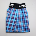 Men's Cotton Arrow Pants Back One-piece Underwear Loose Breathable Plaid