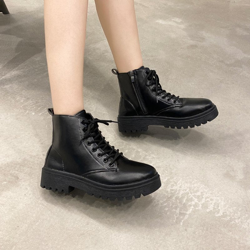 New Black Handsome Boots Women