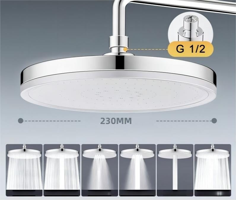 Supercharged Head Nozzle Shower Head Suit