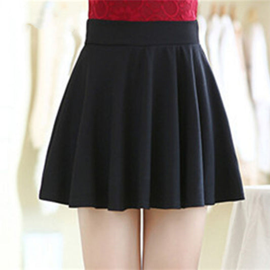 Women's Anti-glare Bottoming Pleated A-line Skirt