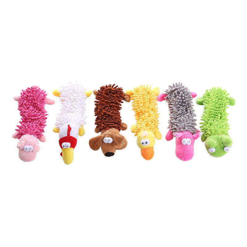 Dog Bite Plush Microfiber Horse Molar Pet Toy