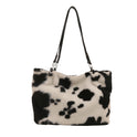 Large Capacity Fur Shoulder Tote Bag