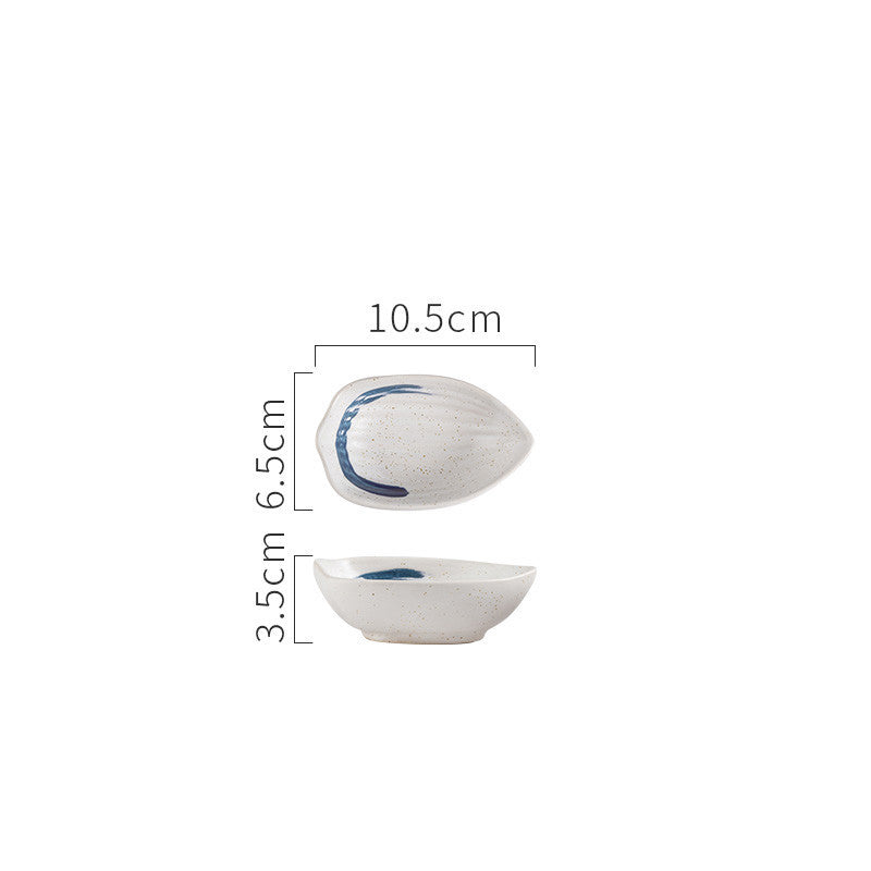 Irregular Creative Small Saucer Shaped Ceramic