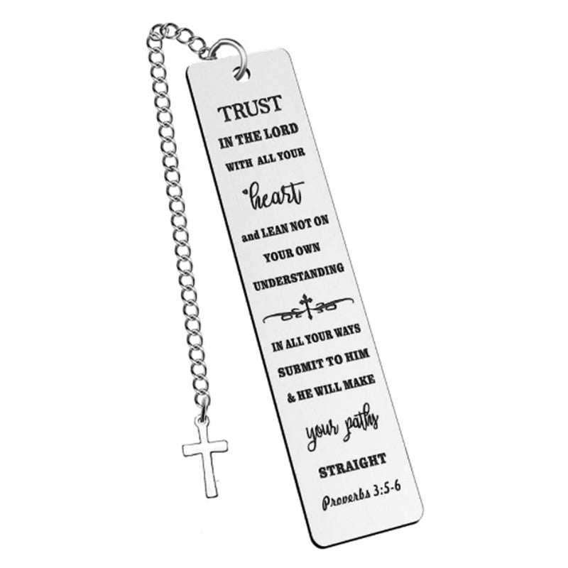 Family Bible Verse Alloy Bookmark