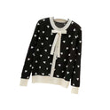 Women's Plus Fat Love Pearl Button Sweater