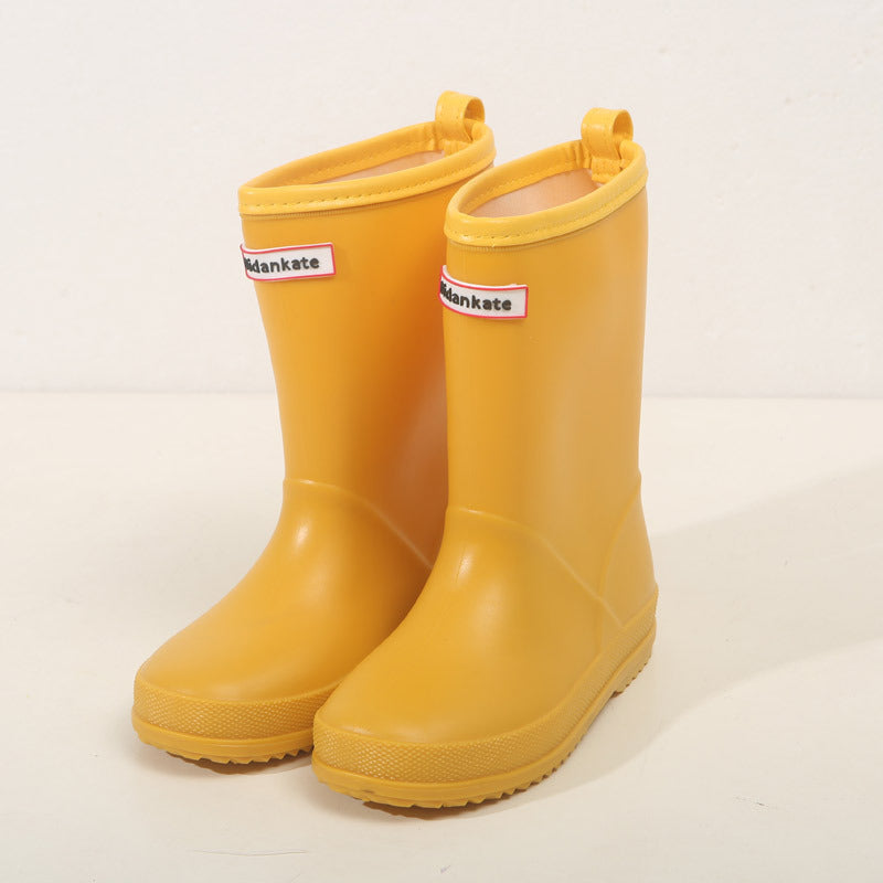 Children's Non-slip Soft Bottom Lightweight Mid-calf Rain Boots