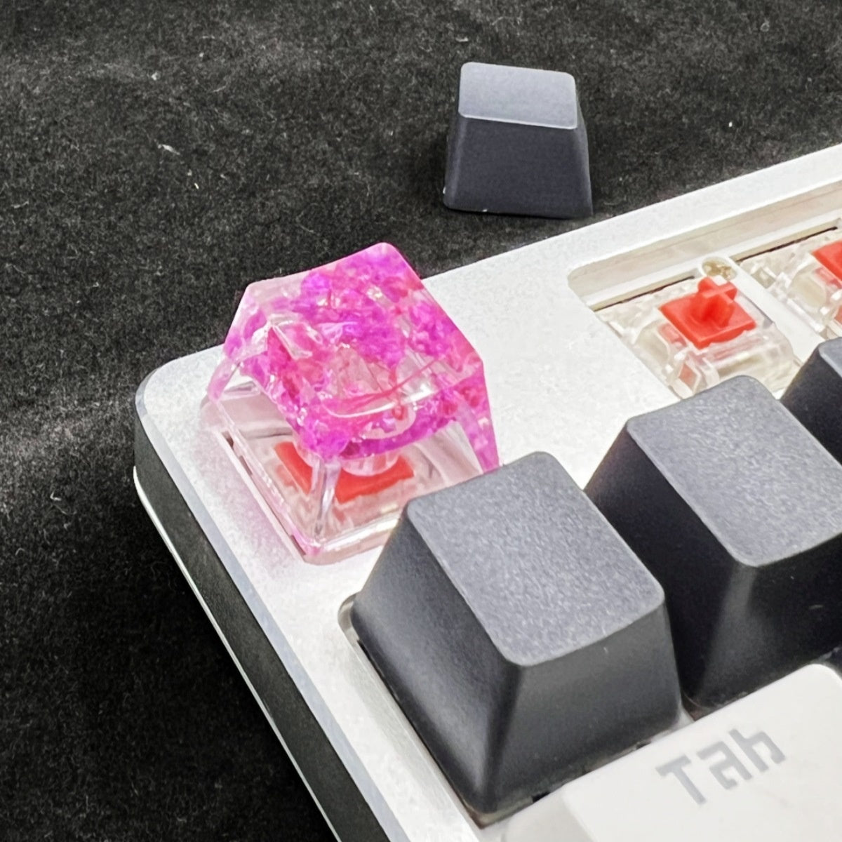 Resin High Transparency Starry Sky Keycap