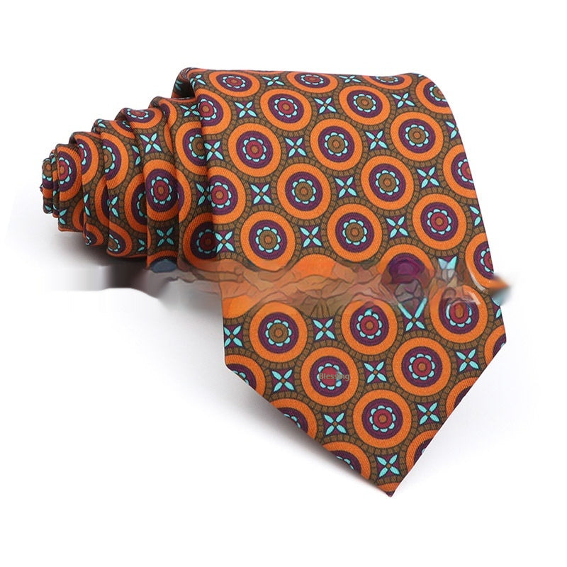 Business Polyester Men's Printed Workplace Tie