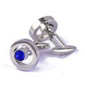 Men's Fashion Zircon Crystal Shirt Cufflinks