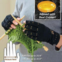 Copper Fiber Sports Health Care Half-finger Recovery Gloves