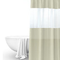 Splicing Translucent Waterproof Mildew Proof Bathroom Bath Shower Partition Curtain