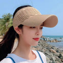 Scale Air Top Internet Celebrity Knitted Baseball Peaked Cap Outdoor Sports Sun Hat