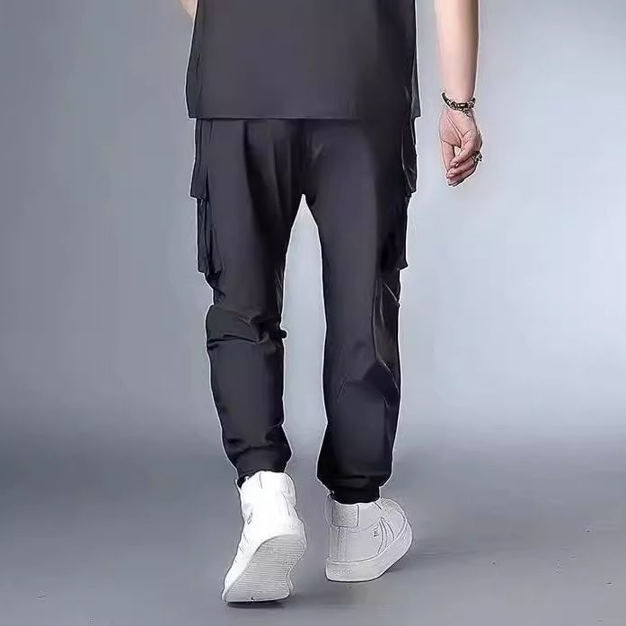 Men's Fashion Ice Silk Thin Sports Trousers