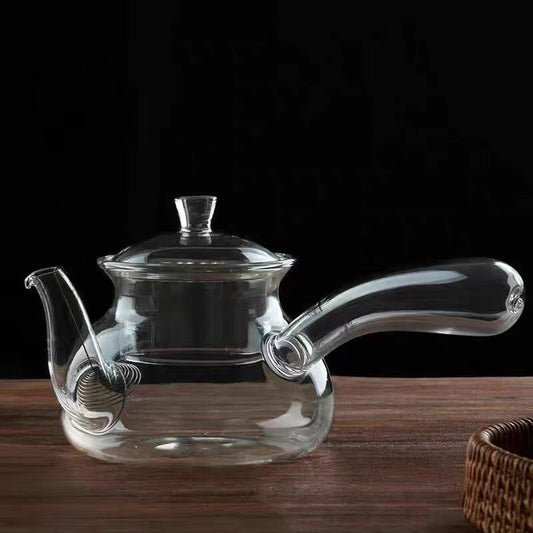 Borosilicate High Temperature Resistant Side Handle Kettle