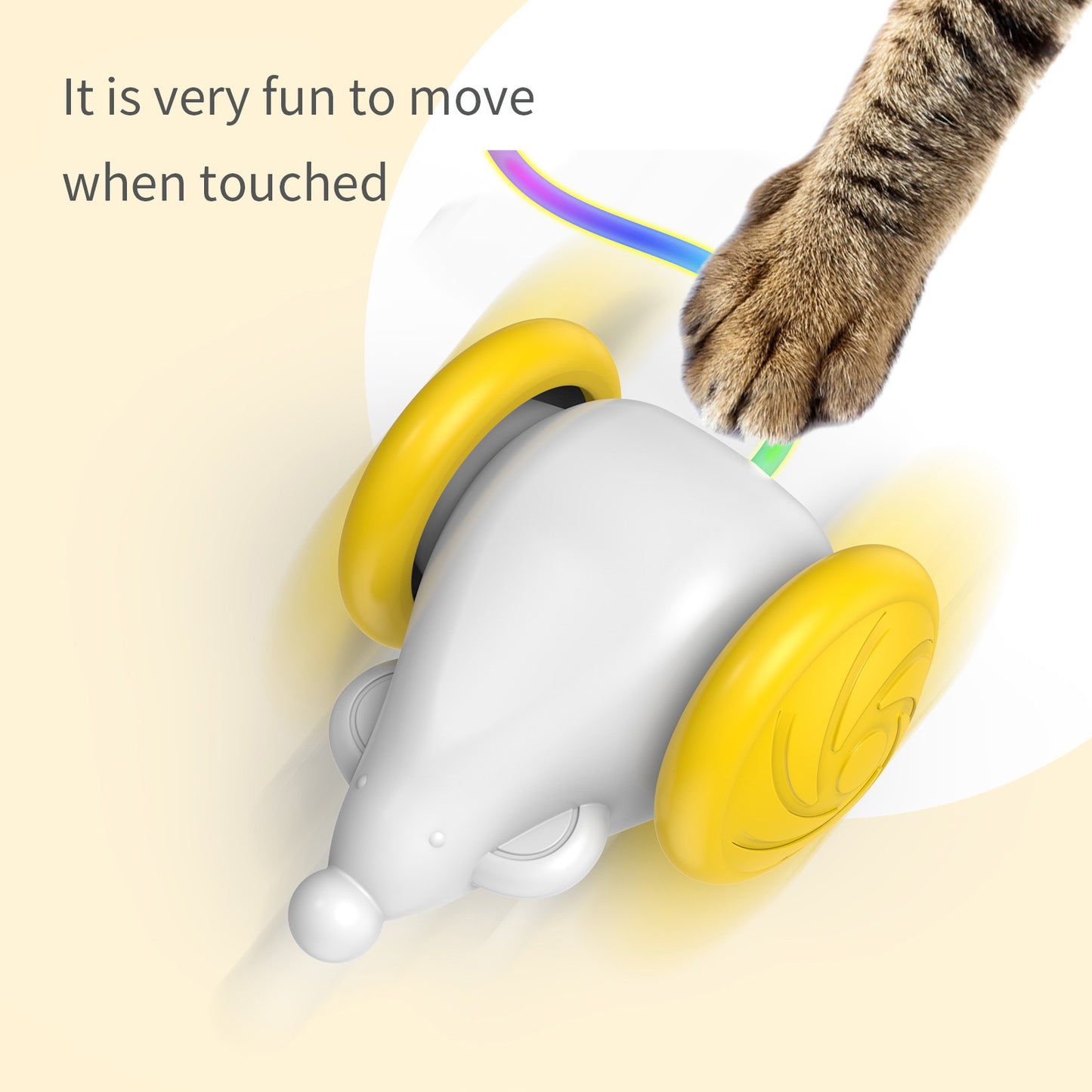 Interactive Toy For Cats Simulation Mouse Toy Pet Supplies Luminous Toys