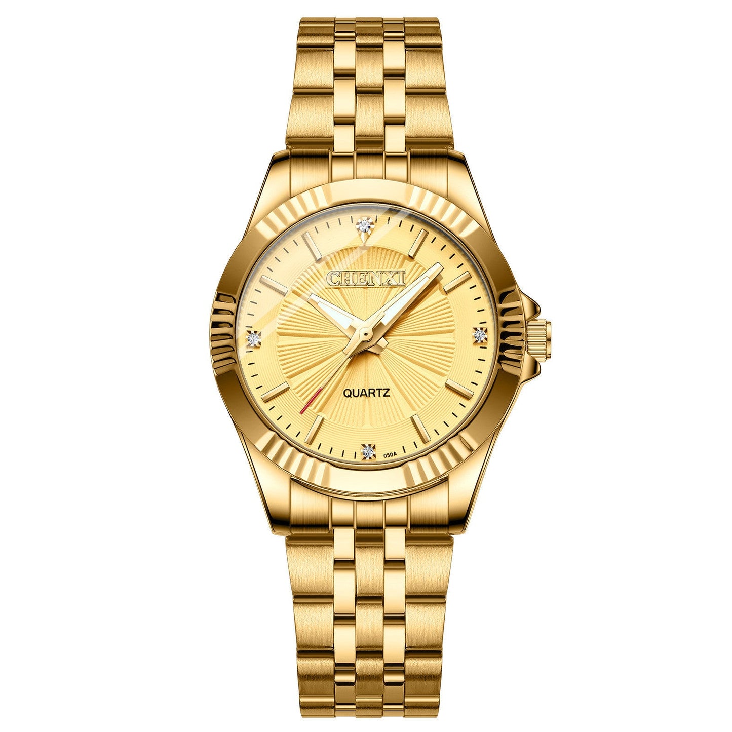 Men's And Women's Fashion Diamond-embedded Watch