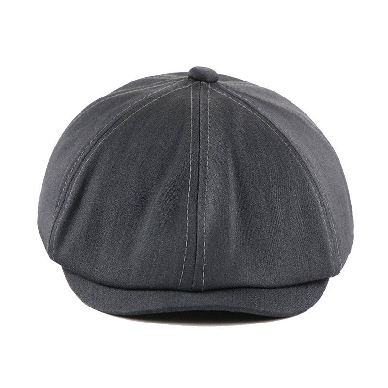 Solid Color Retro Beret Men And Women Spring, Autumn And Winter