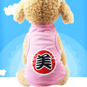 Cartoon Pet Vest Teddy Puppy Dog Clothes