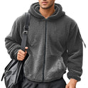 American Men's Double-sided Bejirog Loose Hooded Zipper Jacket