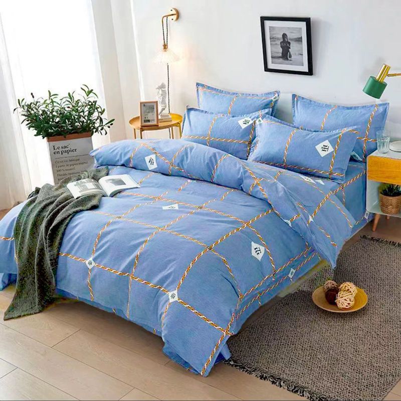 Skin-friendly Quilt Cover Brushed One-piece Double Duvet Cover Bed