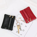 Women's Coin Purse Short Authentic Leather Tactile Feel