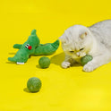 Cat Balls Cat Hide And Seek Toys Kitten Teasing Stick Self-Help Relief Sisal Balls Cat Teething Pea Toy Balls Supplies