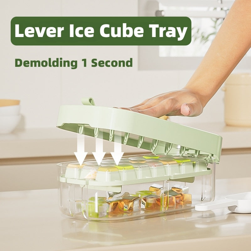 Ice Box Ice Cube Tray Grid High Capacity Food Grade Kitchen Gadgets