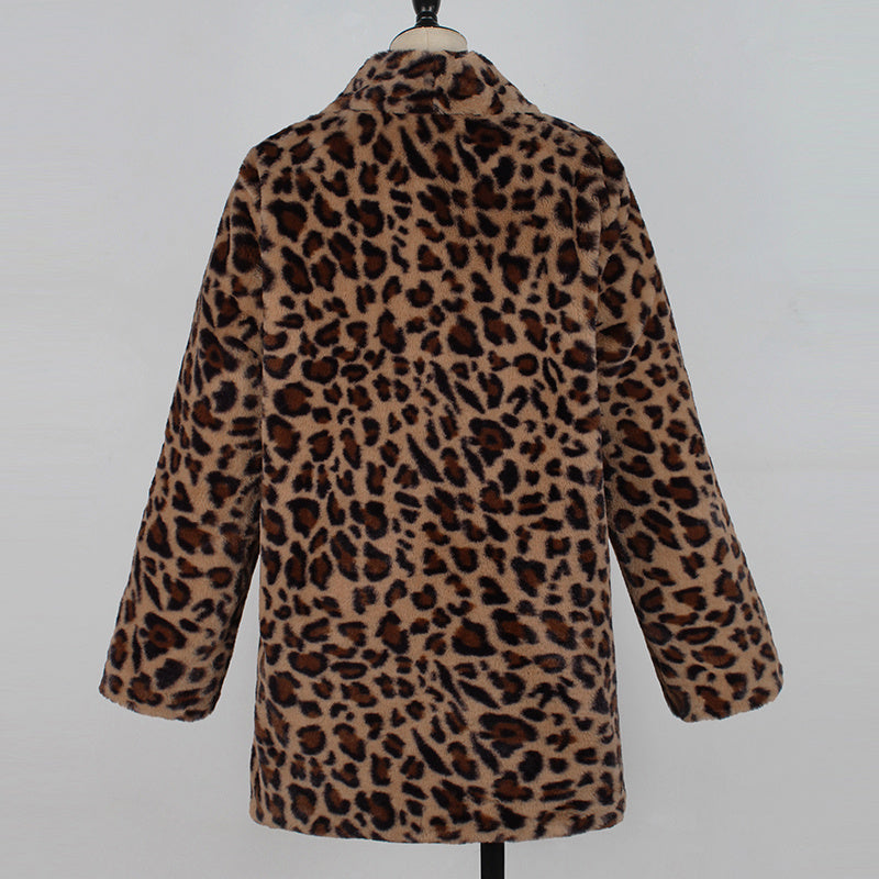 Artificial Faux Fur Women Winter Coat