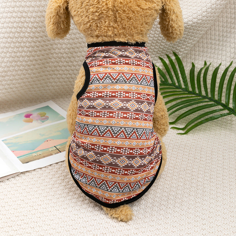 Small Dog Teddy Bear National Style Pet Clothes