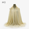 Baotou Scarf Ring Velvet TR Cotton Monochrome Single Product Demolition