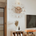 Creative Transparent Wooden Frame Wall Clock