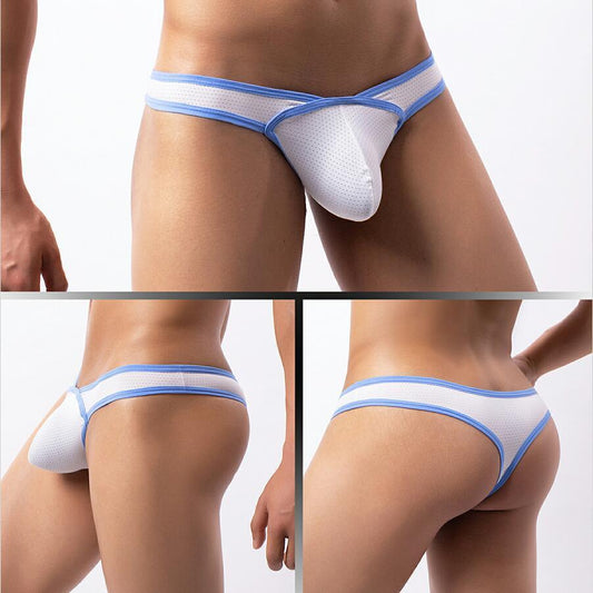 Mesh Breathable Ding Men's Low Waist Panties