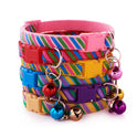 Twill Printed Cloth Collar Pet Bells