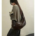 New Niche Oil Wax Leather Shoulder Messenger Bag