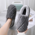 Simple Non-slip Woolen Floor Slippers With Soft Soles