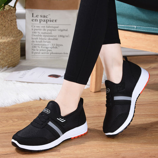 Soft Bottom And Velvet Thickened Warmth And Non-slip Women's Walking Shoes