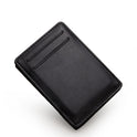 Flip PU Magic Wallet Business Card Holder Bags