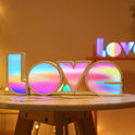 Valentines Day Decor LED LOVE Light Valentines Day Gift For Girlfriend Bithday Wedding Party Decoration Romantic Wedding Decor