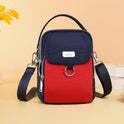 Pouches Versatile Women's Shoulder Messenger Bag Lightweight Water-repellent Cloth