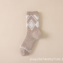 Autumn And Winter Ins Tide Mid-calf Thick Needle Double Needle Women's Socks