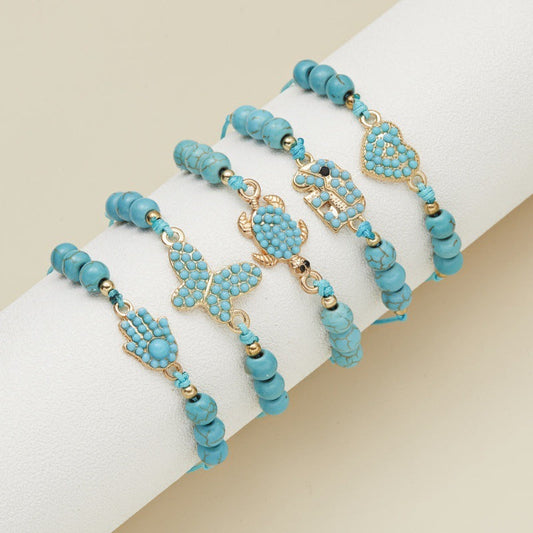 Fashion Bracelet Creative Turtle Turquoise