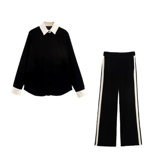 Women's Velvet Top Pants Suit