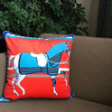 Super Soft Velvet Double Sided Printed Horse Head Pillow Case