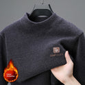 Winter Ferret Velvet Sweater For Men Fleece-lined Thickened